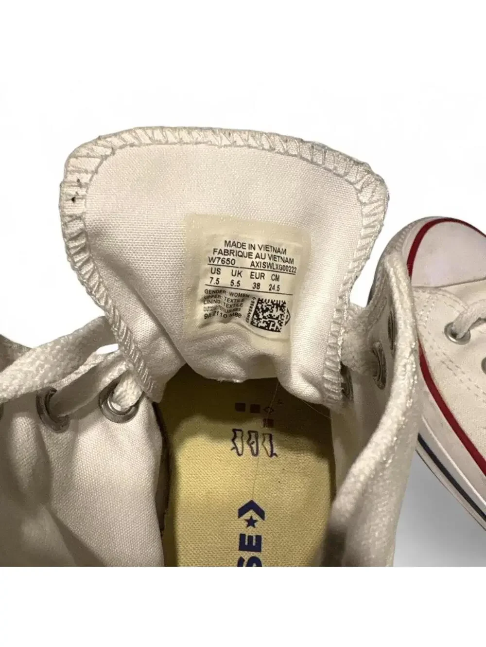 Converse Women's White Trainer - Picture 8 of 8